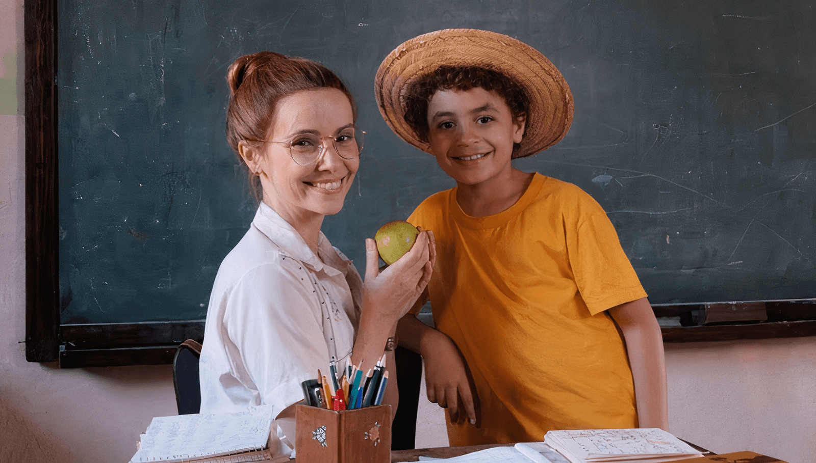 Novas fotos do live-action "Chico Bento e a Goiabeira Maraviosa" revelam Débora Falabella como a adorável Professora Marocas