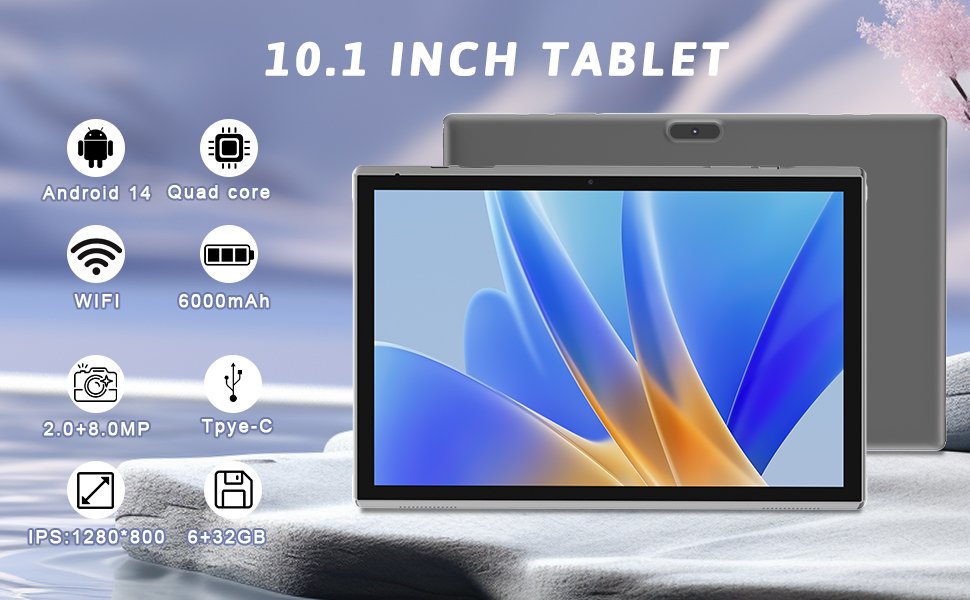 Tablet de 10,1 polegadas