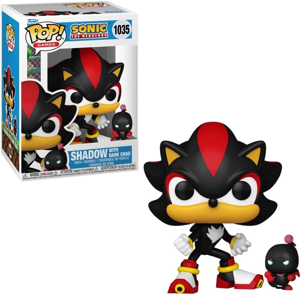 Boneco Funko Pop! & Buddy Sonic the Hedgehog - Shadow e Dark Chao em Promoção